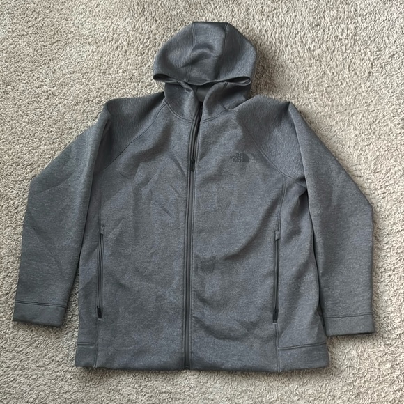 EUC THE NORTH FACE TNF Dark Grey Heather UPHOLDER HOODIE JACKET Size XXL - Picture 2 of 12